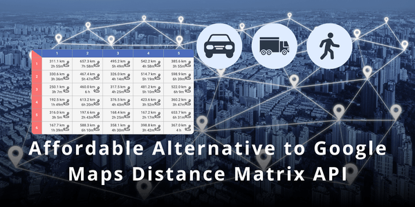 Compare Geoapify Distance Matrix API with Google Maps Distance Matrix