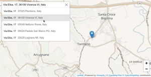 Leaflet Geocoding Plugin | Geoapify