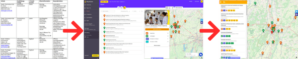 Create a map from an excel file