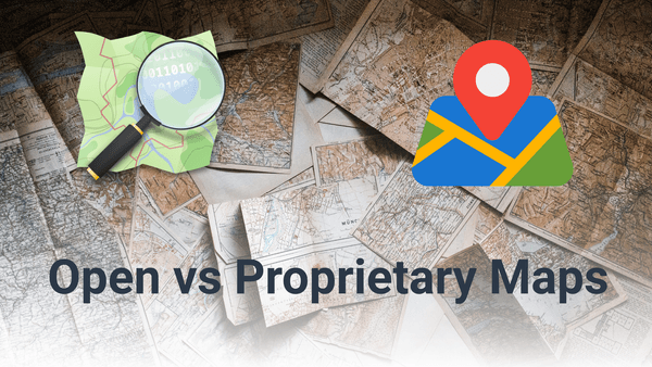 Google Maps vs OpenStreetMap — a visual highlight of their key differences in data access, licensing, and customization