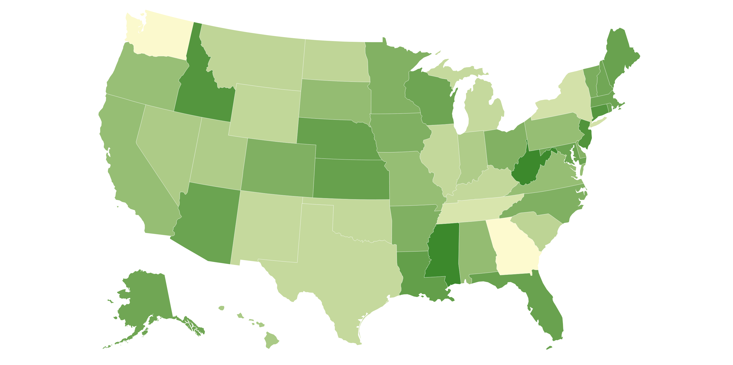 What is a Choropleth Map? Definition, Examples, and How to Create ...